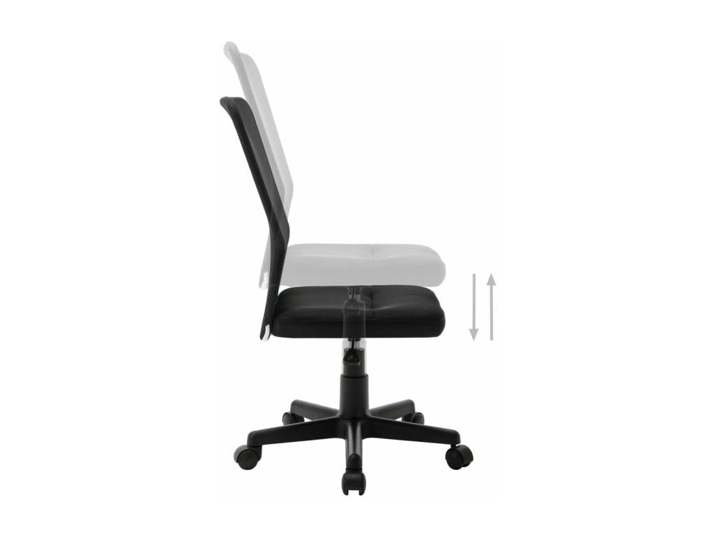 Black office chair 44x52x100 cm Fabric by Meublori