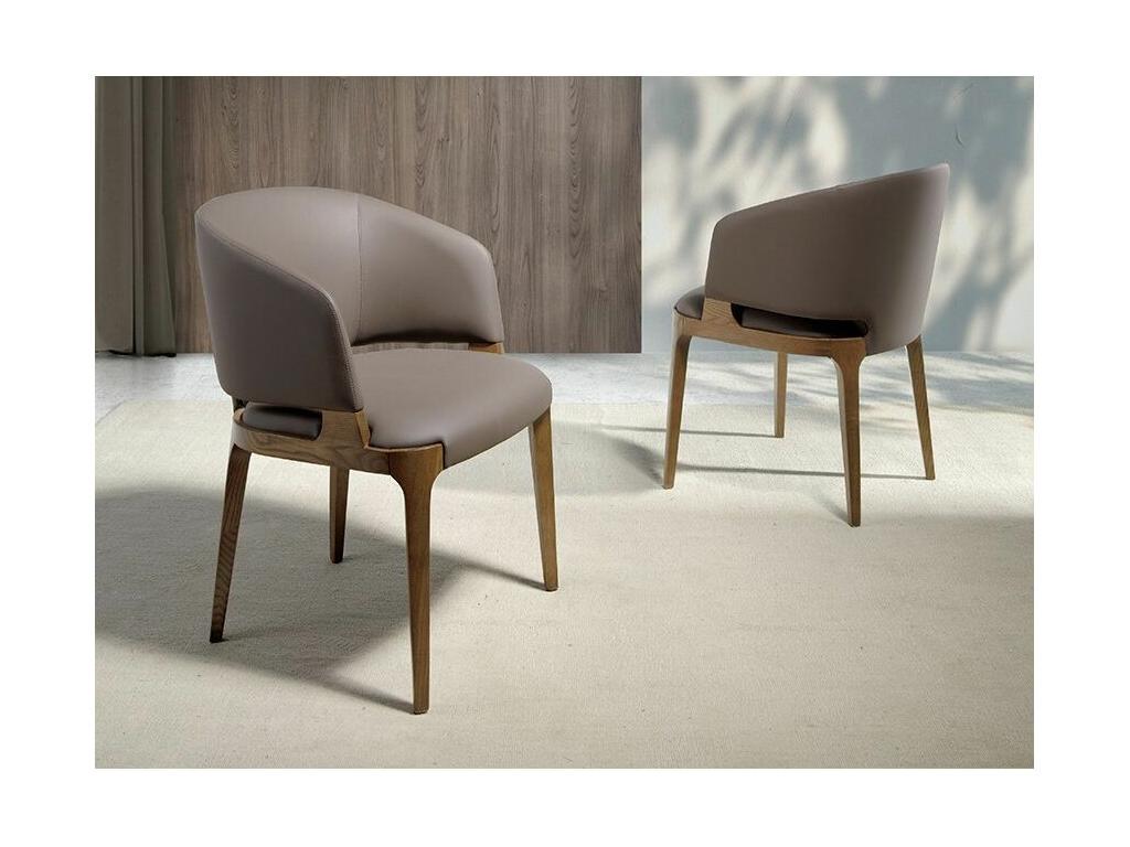 Laviecasa Ash Wood and Leather Chair - Laviecasa Color 41 Laviecasa BXAM00492