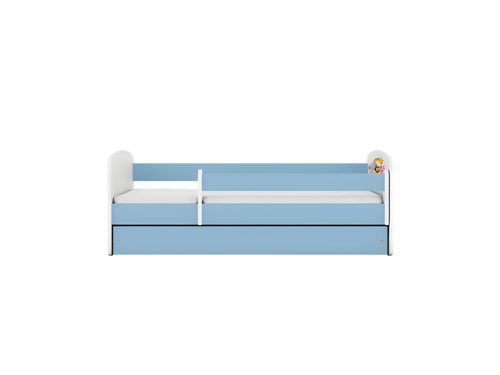 Laviecasa blue bed without drawer with 160/80 mattress DUXP18372