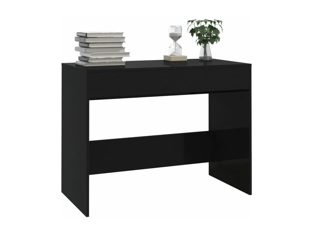 Black Desk 101x50x76.5 cm Chipboard