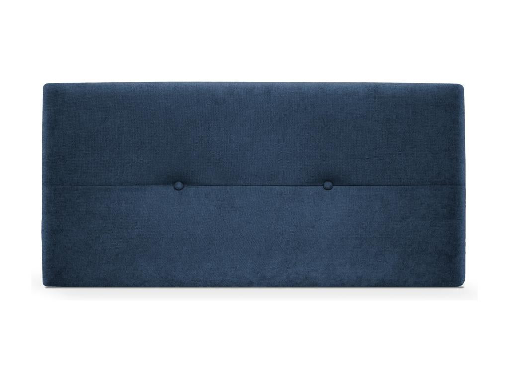 Meublori Aqualine Fabric Headboard with Buttons 95x50cm for 90cm Beds - Blue