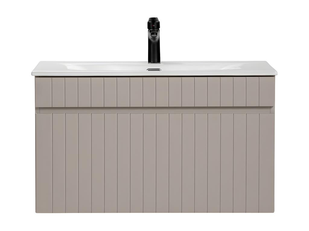 Laviecasa Cashmere BECH37685 80cm Single Inset Basin Vanity Unit
