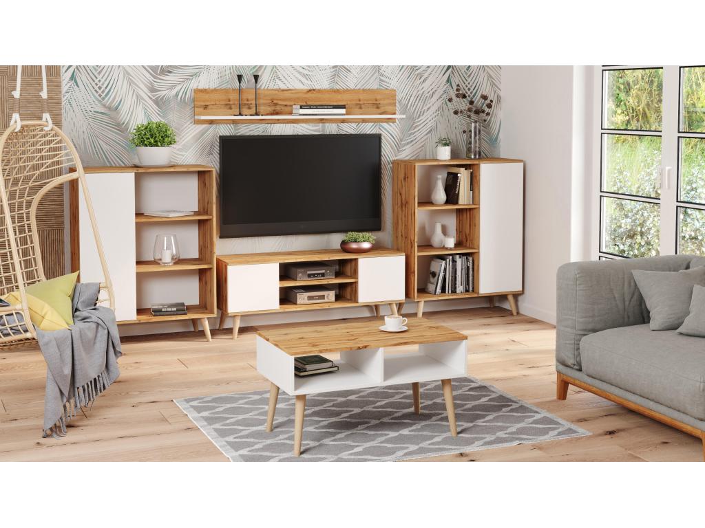 Meublori CT90 Coffee Table 90x50x55 White