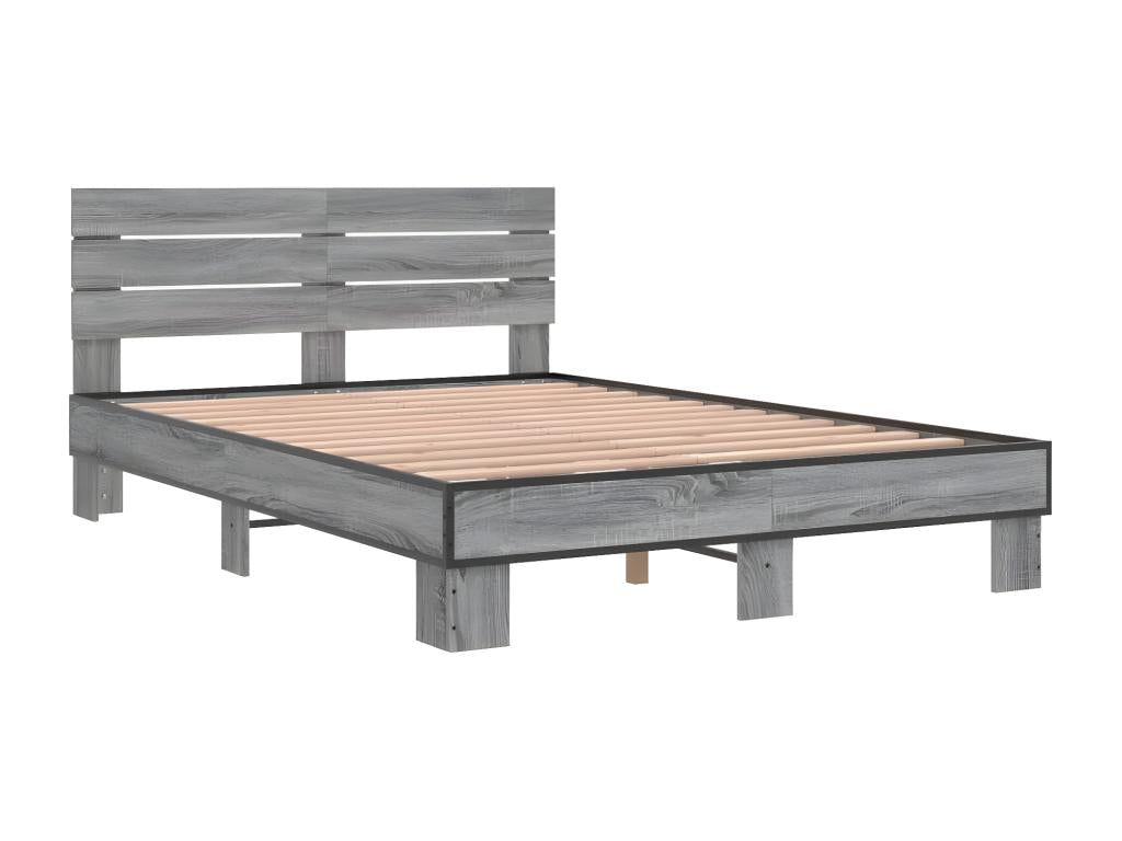 Bed frame without mattress Laviecasa gray 120x190 cm TFJT46501