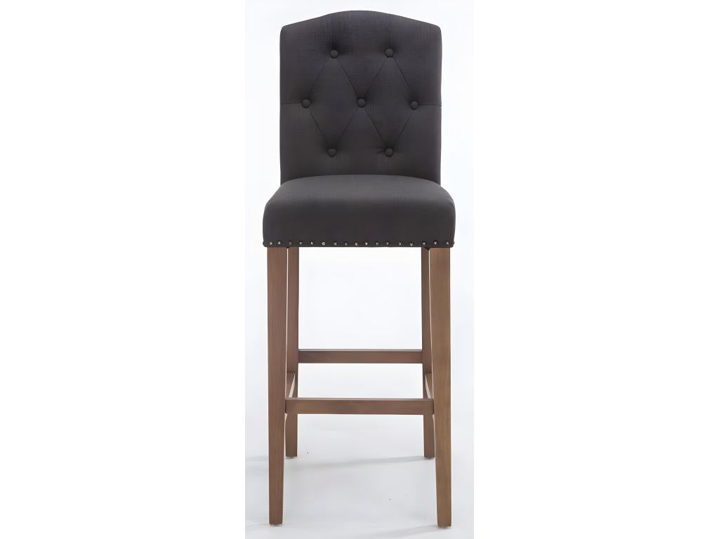 Set of 2 brown wooden stools 42x57x113 cm 10 0000726 BVRL88136