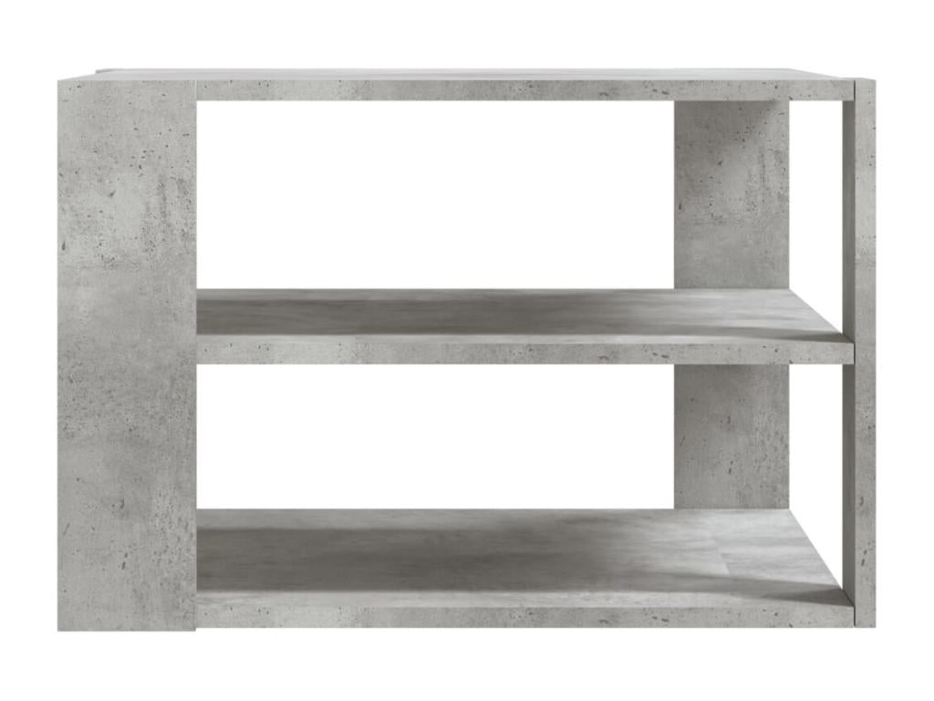 Concrete grey coffee table 59.5x59.5x40 cm engineered wood