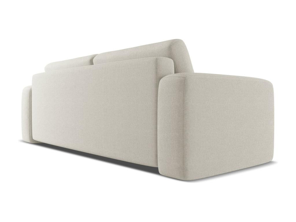 3-seater convertible sofa in chenille fabric - silver - Laviecasa FPHH94455