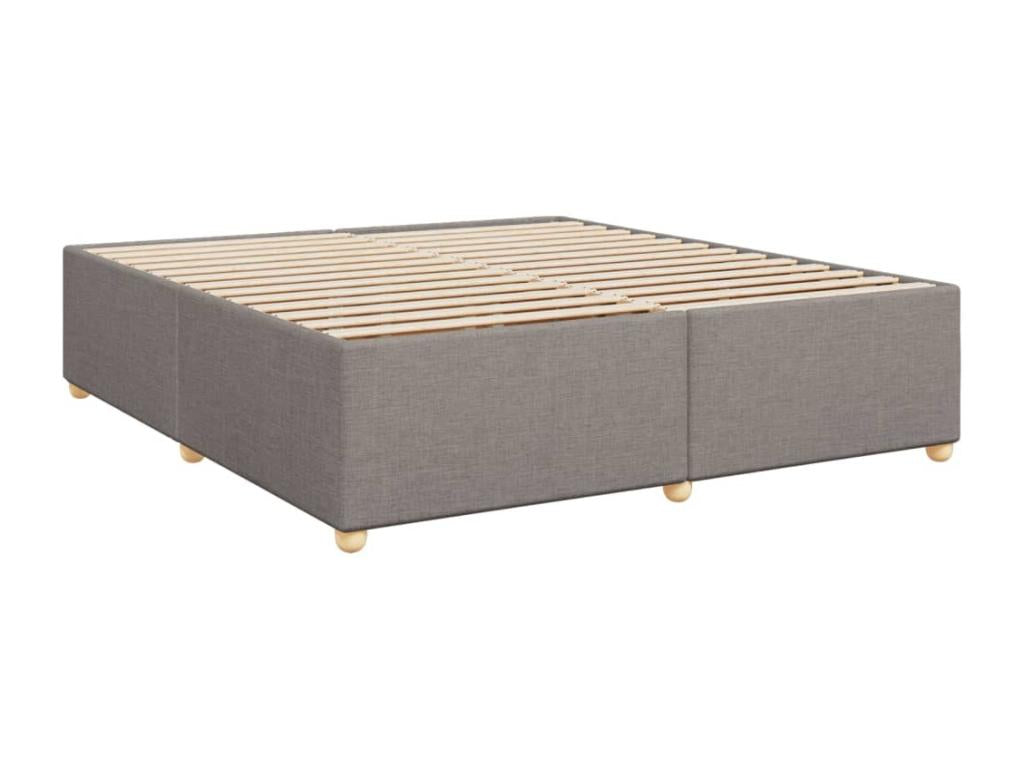 Meublori bed base with Meublori 180x200 cm mattress, fabric