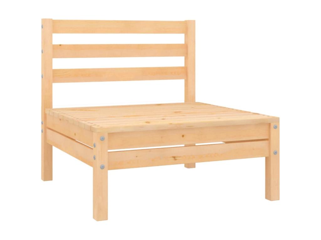 11-piece garden furniture set, solid pine wood