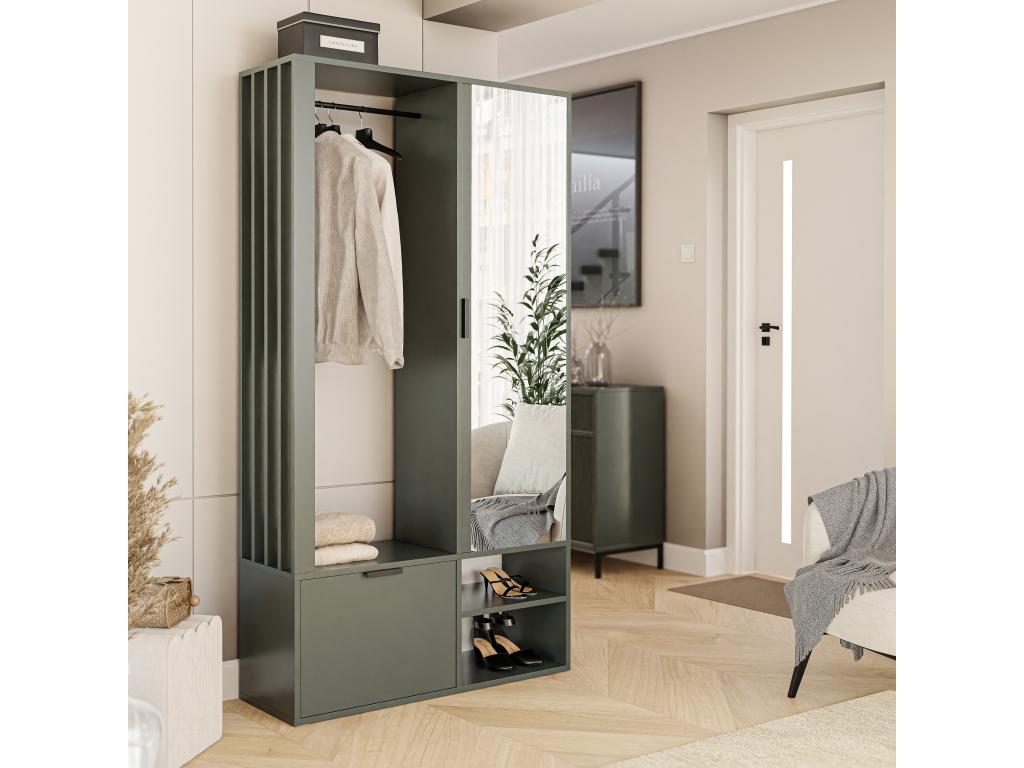 Wardrobe with mirror, Pierre Verte