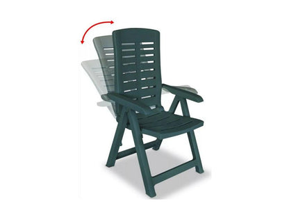 Laviecasa Green Plastic Folding Garden Chair - Set of 4 ENSZ24778
