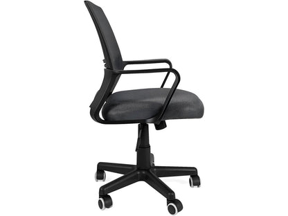 Laviecasa LEST Dark Grey Office Chair with Tilting Seat, Lumbar Support, Swivel, and Adjustable Height (FQPF14248)