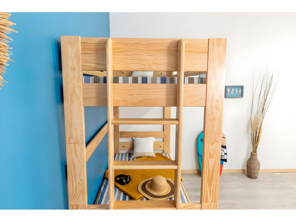 Separable bunk bed in solid pine, neo-natural wood RELO61870