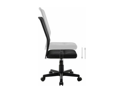 Black office chair 44x52x100 cm Fabric by Meublori