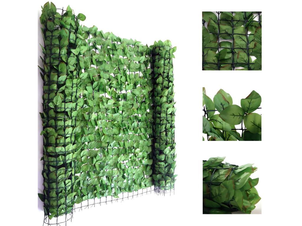 Balcony privacy screen T811 beech 500x100cm 500x150cm glossy ZODJ68946