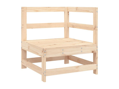 7-piece garden furniture set, solid pine wood