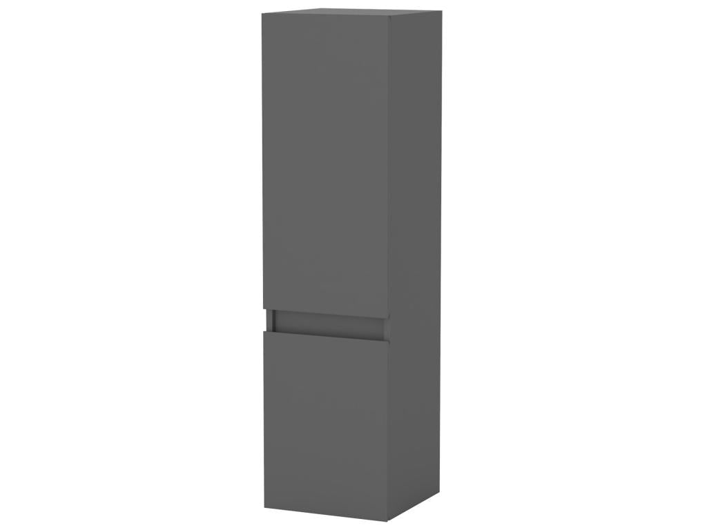 Anthracite bathroom cabinet, wall-mounted bathroom column unit, 30x30x110 cm (LxWxH) HLBA37160