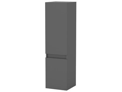 Anthracite bathroom cabinet, wall-mounted bathroom column unit, 30x30x110 cm (LxWxH) HLBA37160