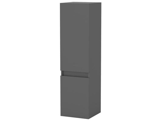 Anthracite bathroom cabinet, wall-mounted bathroom column unit, 30x30x110 cm (LxWxH) HLBA37160