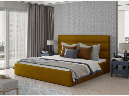 Laviecasa yellow velvet designer bed with storage compartment - 180x200 KFWV99873
