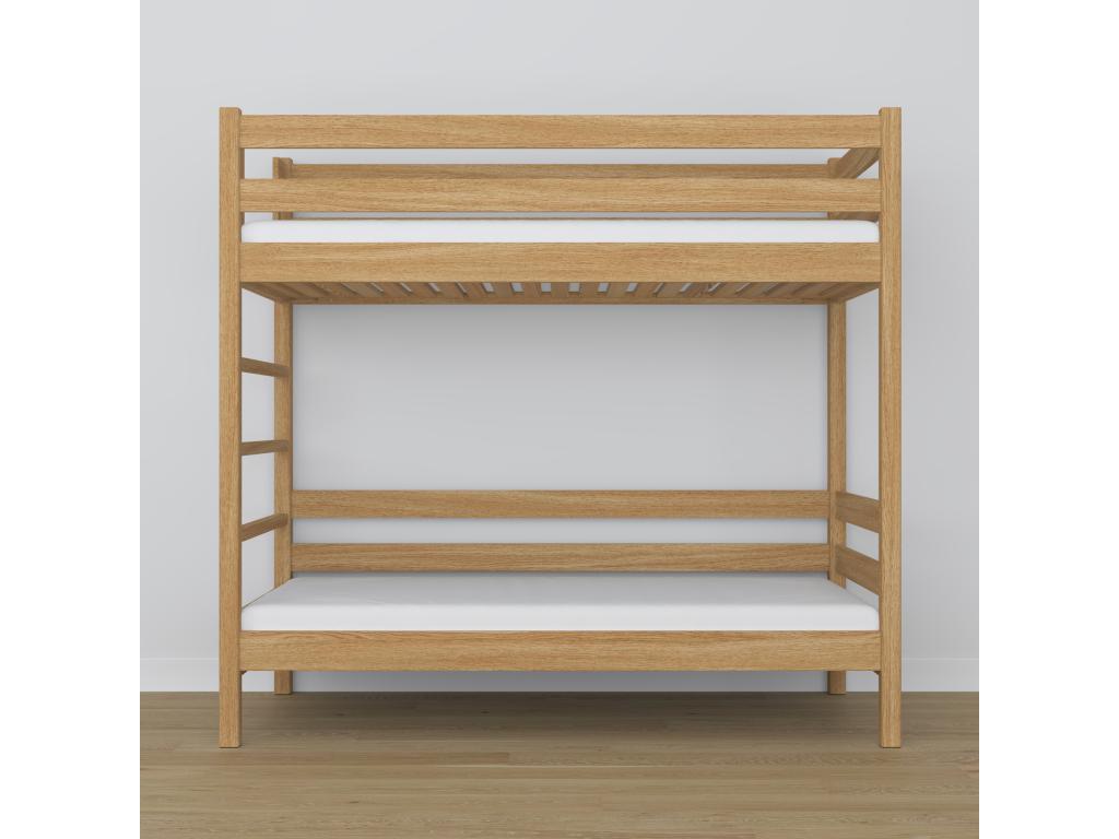 Oak bunk bed N03 Natural Oak 120x200