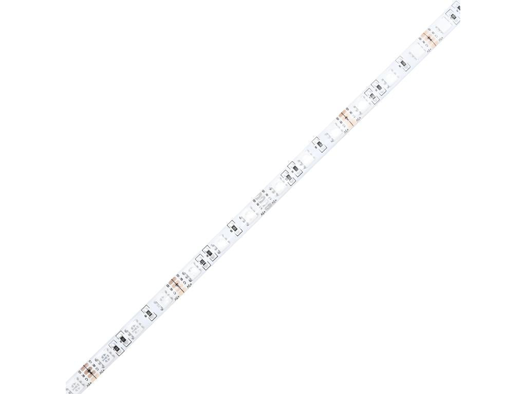 2-piece bedside tables and LED furniture, black, 70x36.5x40 cm