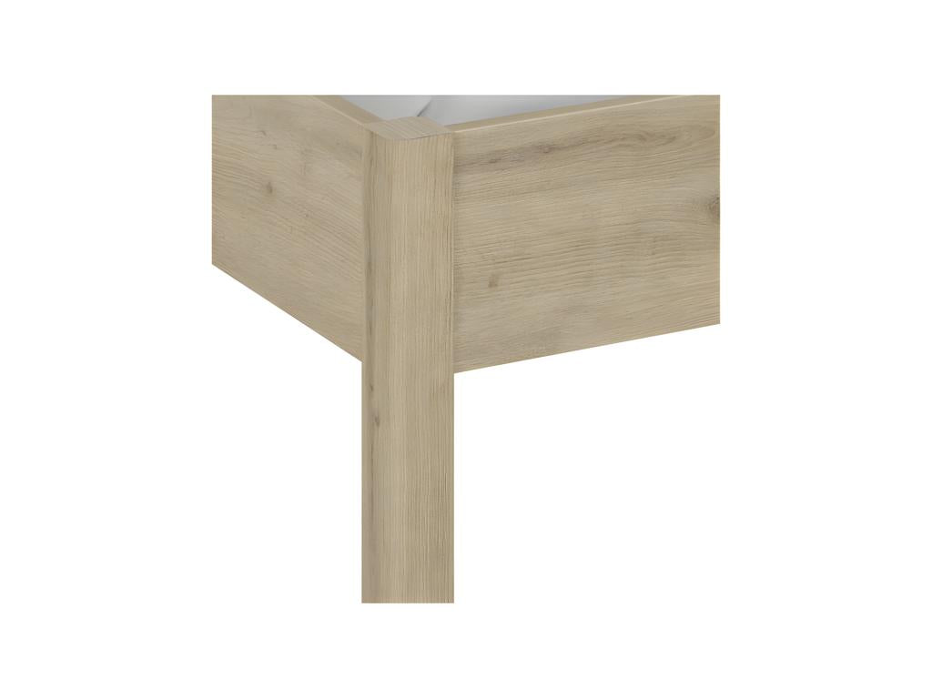 Laviecasa MKUN26944 120x200 Oak/Black Headboard Frame