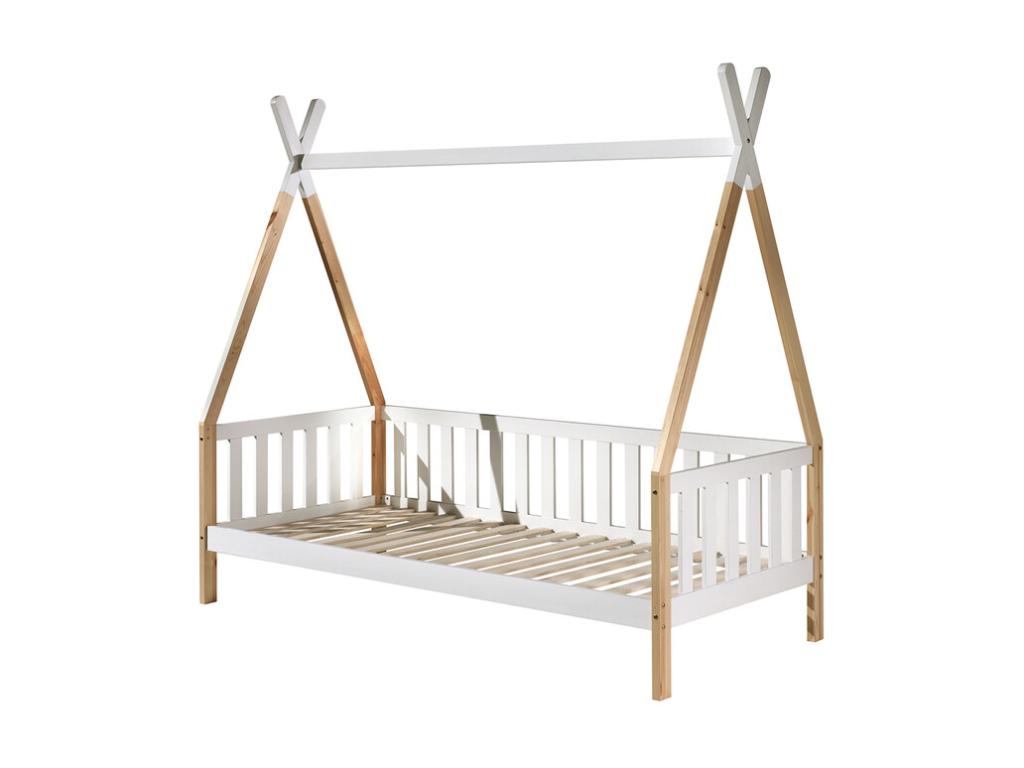 Children's Bed / Guardrail Solid Pine Laviecasa 90x200cm White GDEX07071