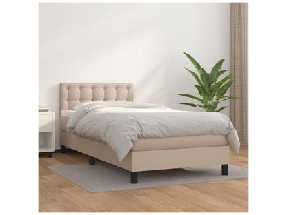 Meublori bed base with Cappuccino 90x200 mattress