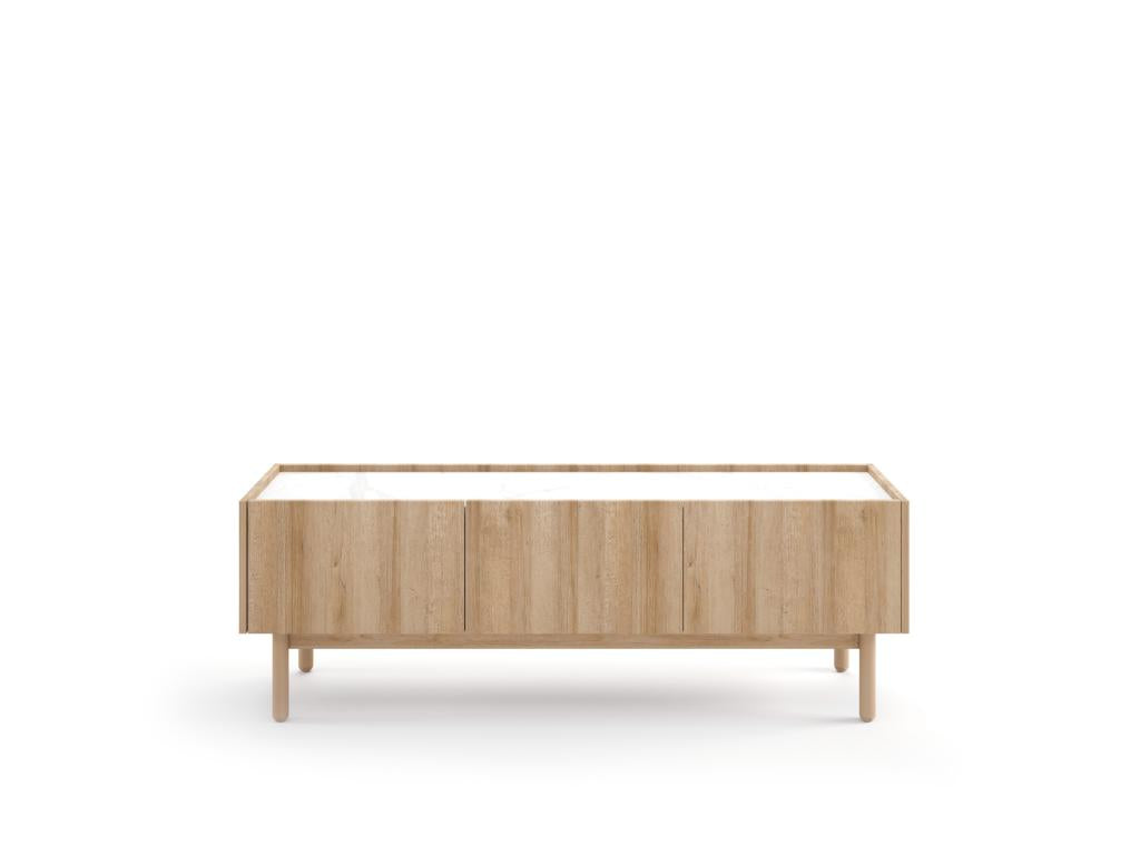 TV stand, furniture, 144 x 37 x 48 cm, cream/white