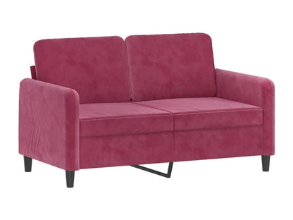 2-piece sofa set with burgundy velvet cushions BZAM56111
