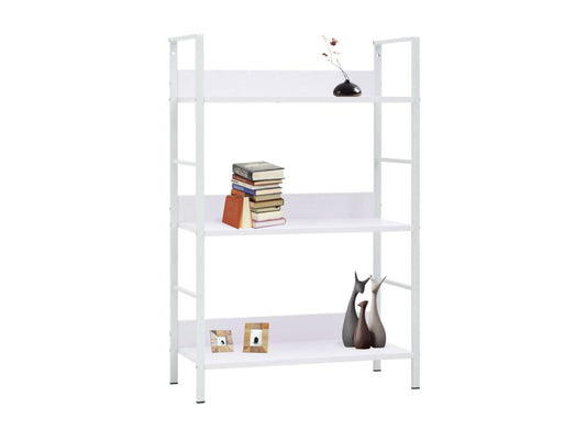 3-tier bookcase, white, 60x27.6x90.5