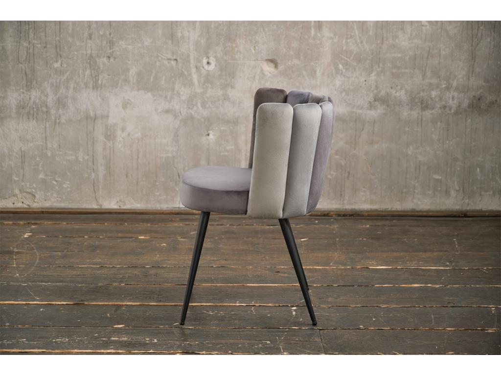 Chair - Grey Velvet - Meublori