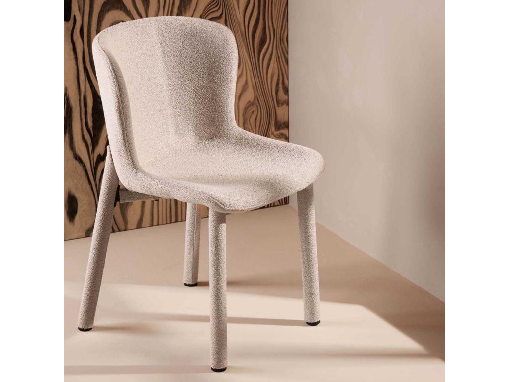 Meublori bouclé fabric chair