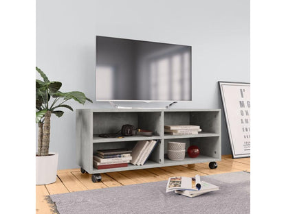 TV stand with Laviecasa Concrete Grey 90x35x35 cm Engineered Wood PGET46633