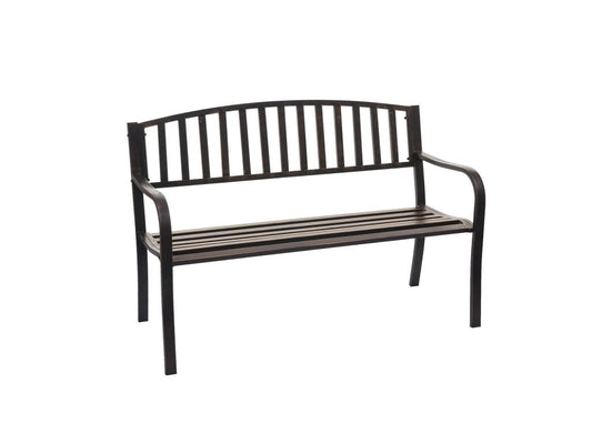 Meublori-F43 vintage bronze garden bench