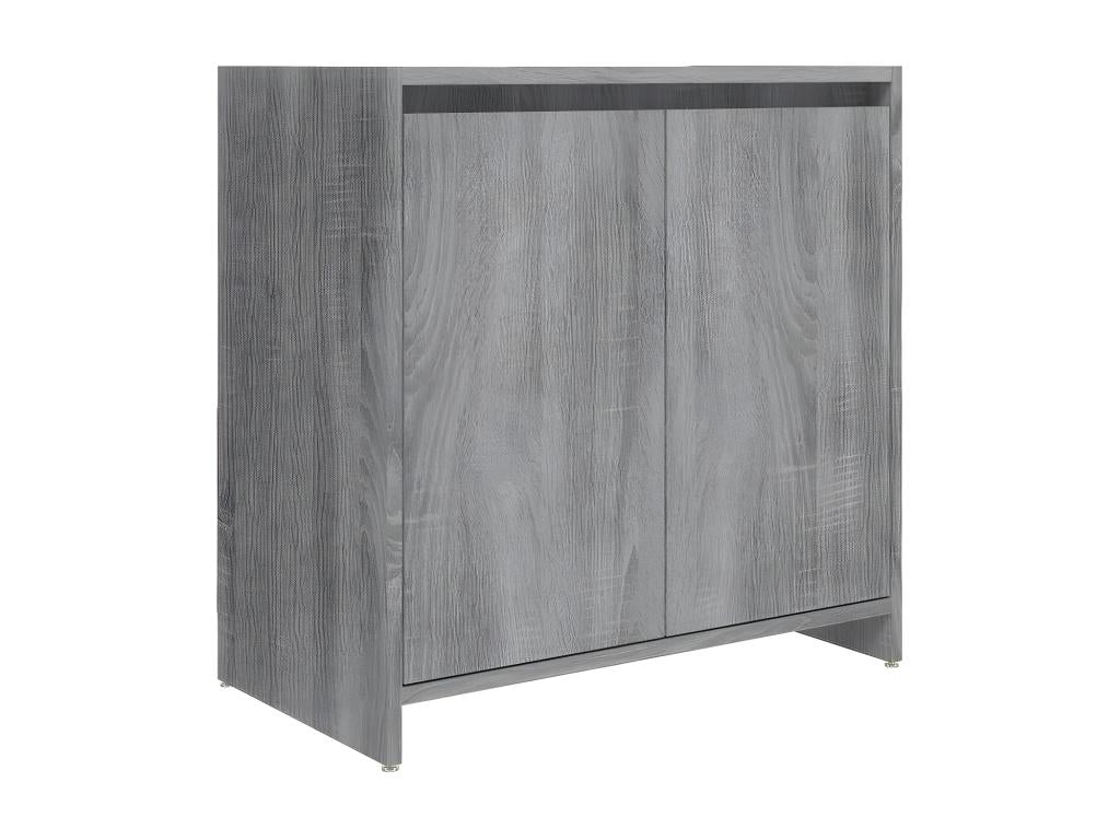 Meublori grey bathroom cabinet 60x33x61 Engineered wood