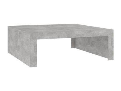Concrete grey coffee table 100x100x35 cm engineered wood CQVJ68493