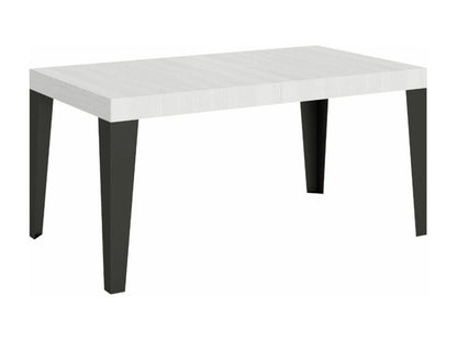 Laviecasa Extendable Dining Table - White - 4-Leg Base - 5 Slim Extension Leaves - Extends from 160 to 420cm - XXUN81692