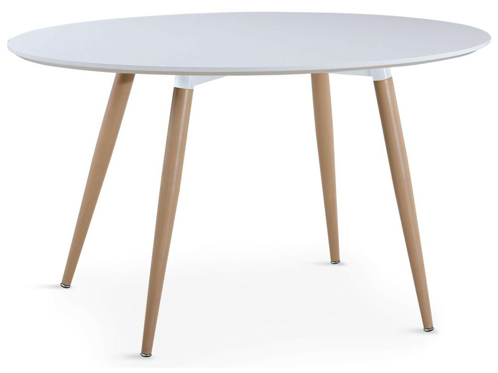 Scandinavian oval table Lunea White PZOS96266