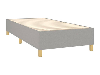 Laviecasa bed base with mattress, light grey, 90x200 cm, fabric TZVG06753