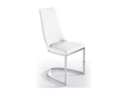 Meublori designer chairs in faux leather and chrome-plated steel - Set of 4 - Meublori Color 41 Meublori