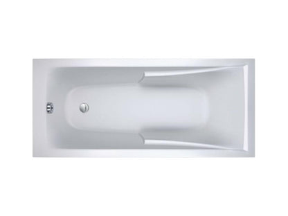 Meublori Corvette Comfort Straight Bathtub, Reinforced Acrylic, 170x75