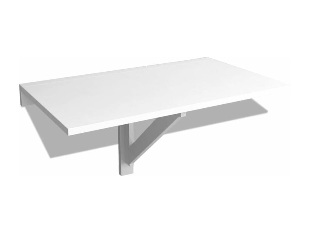 Desk with drawer and cupboard 100x40x73 cm White DWGG23704