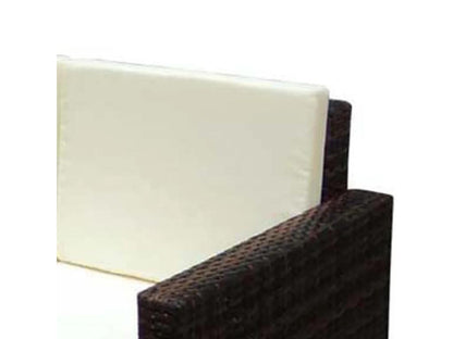 2-piece garden furniture set with cushions, brown woven resin