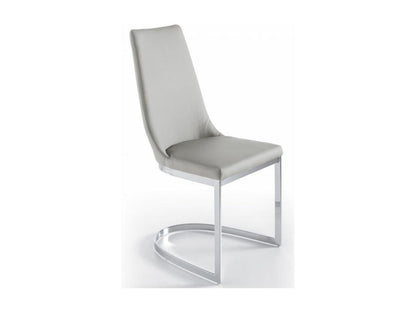 Meublori designer chairs in faux leather and chrome-plated steel - Set of 4 - Meublori Color 41 Meublori