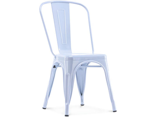 Dining chair - Industrial design - Steel - New edition - Meublori Blue grey