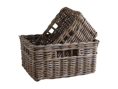 Laviecasa grey storage basket, set of 2, VTYM82025