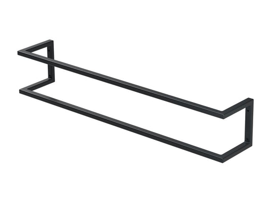 Wall-mounted towel rack for bathroom or kitchen, 15x15x80cm, anthracite steel, WFYD17652