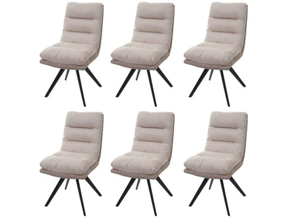 Laviecasa-G66 dining chair, set of 6, cream GJXA96266